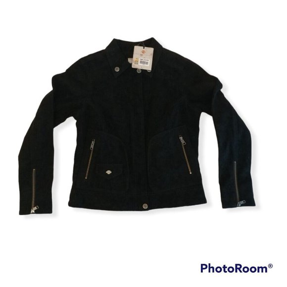 Women's Small S Harley-Davidson Soar Sueded Polyester Jacket 98566-16VW NWT - Picture 3 of 8